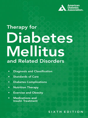 cover image of Therapy for Diabetes Mellitus and Related Disorders